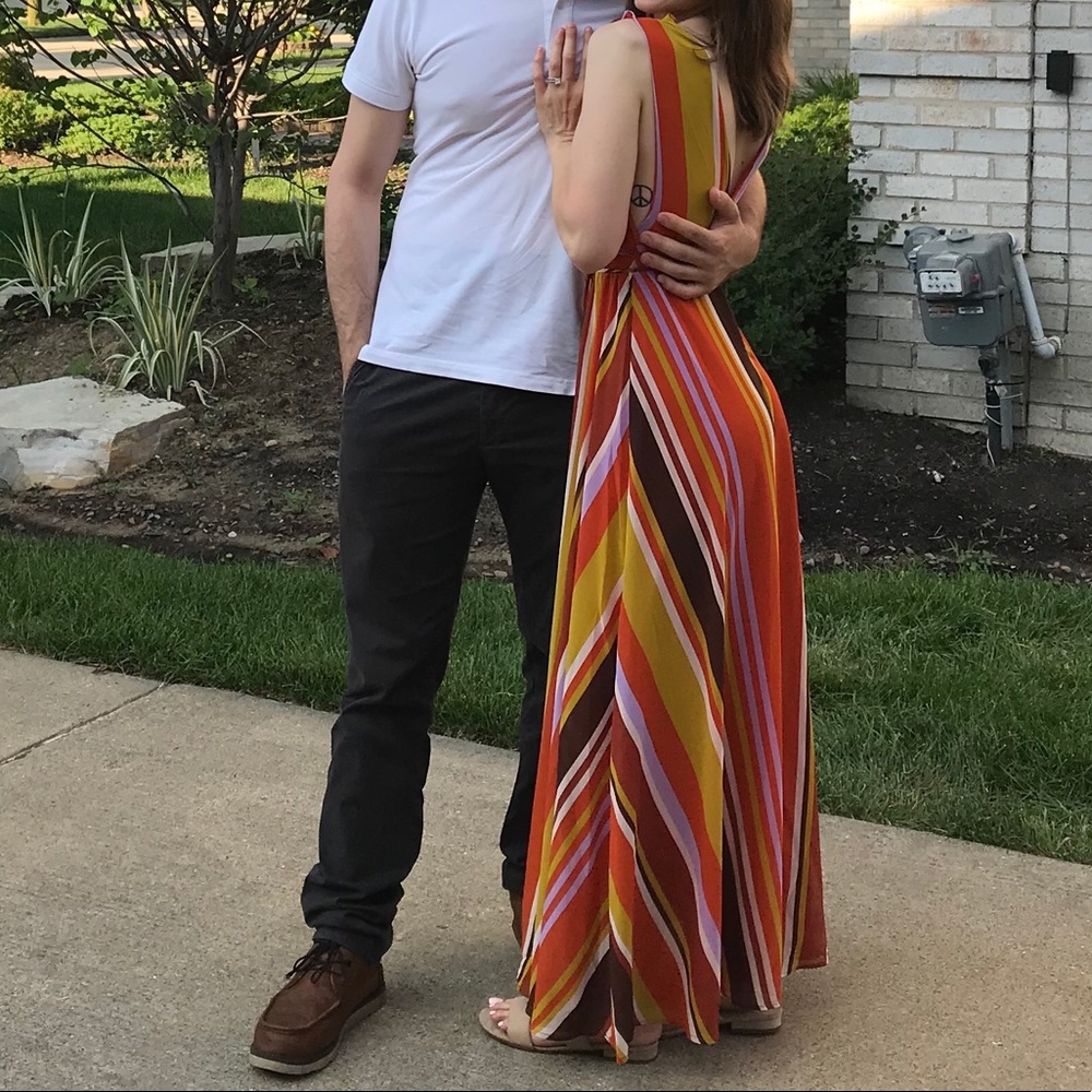 Maxi multicolored forever 21 dress.